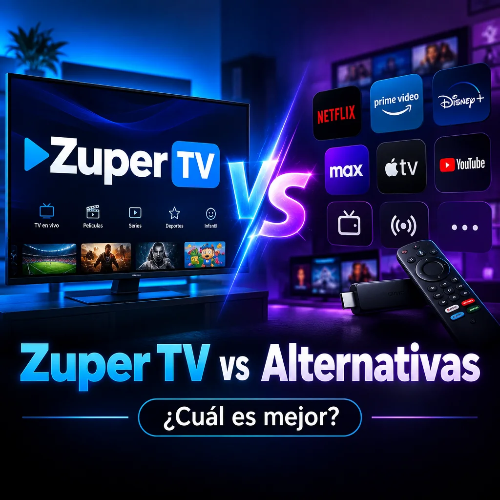 Zuper TV vs. alternativas: ¿cuál es mejor?